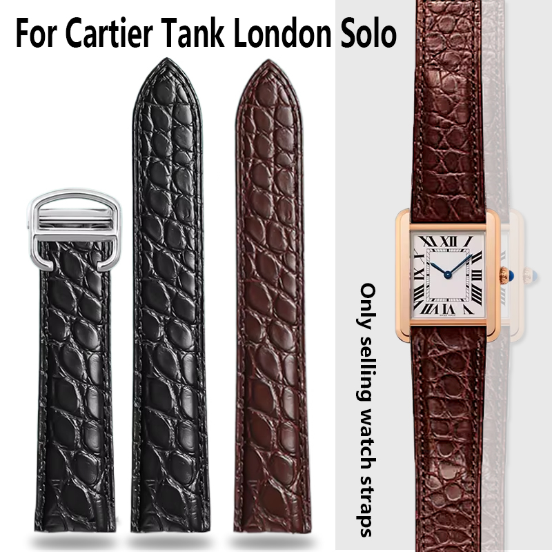 Men'S Accessories Cartier - Pasek do zegarka ze skóry krokodyla