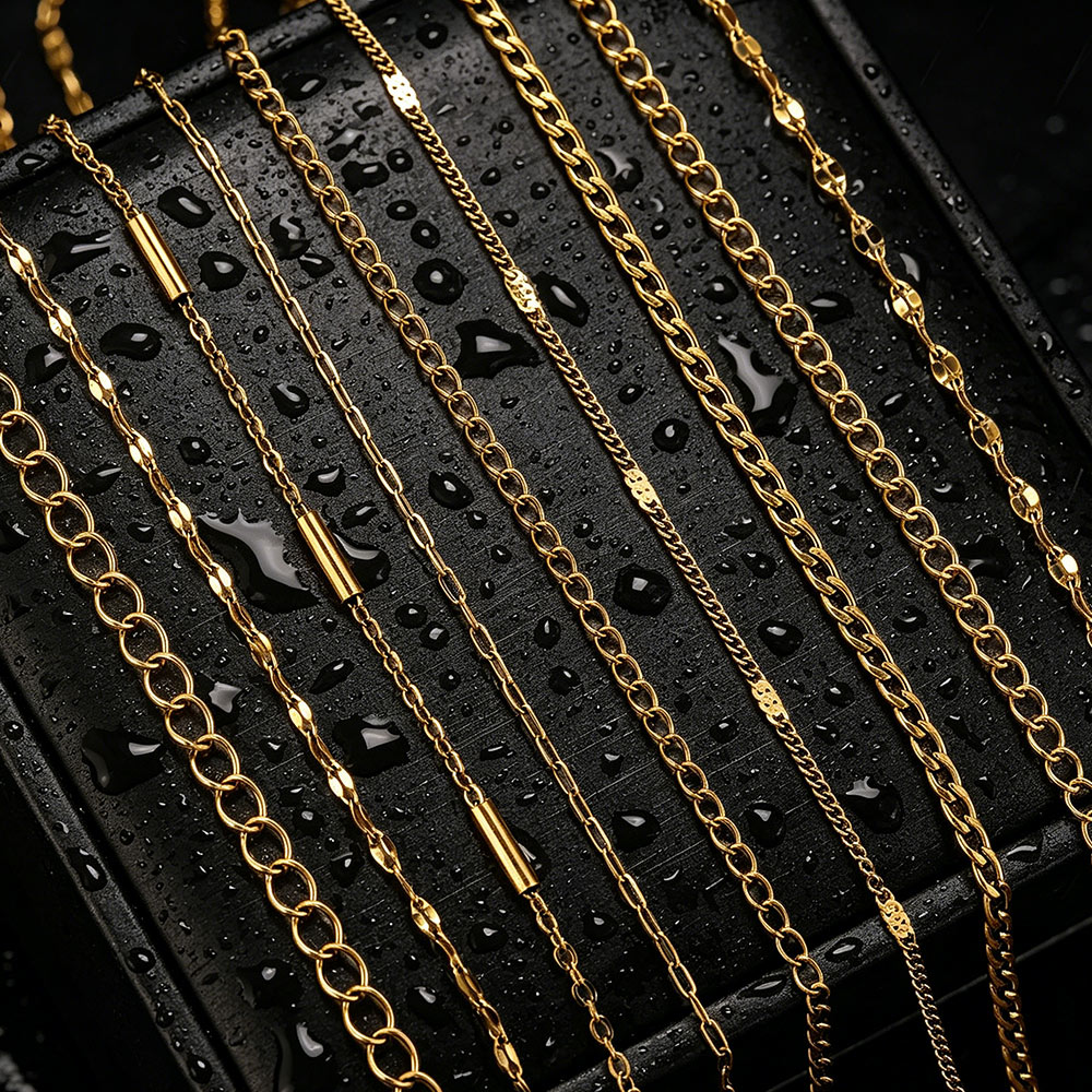 Men'S Accessories Chain - 2-metrowe łańcuszki ze stali nierdzewnej z