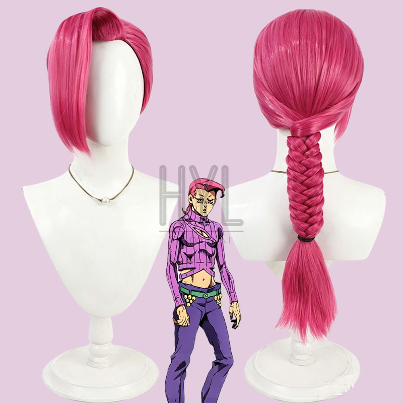 Men Accessories Look - Peruka cosplayowa Anime JOJO Vinegar Doppio,