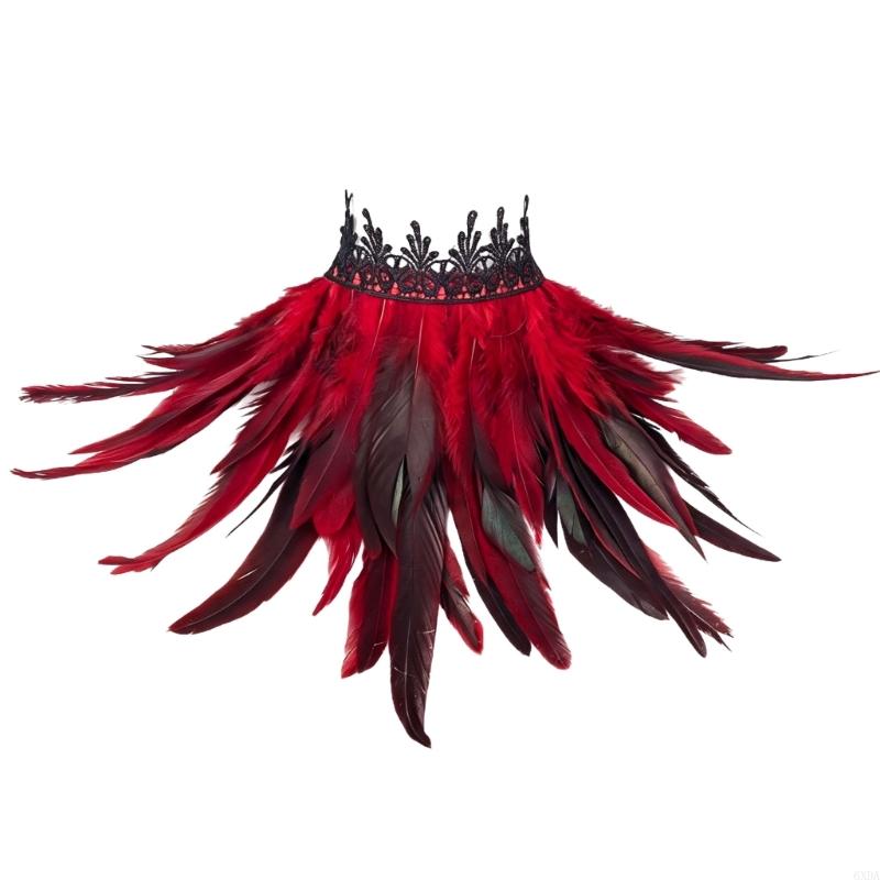 Kołnierz z piór do stylizacji  – Men Accessories Look recenzja i cena