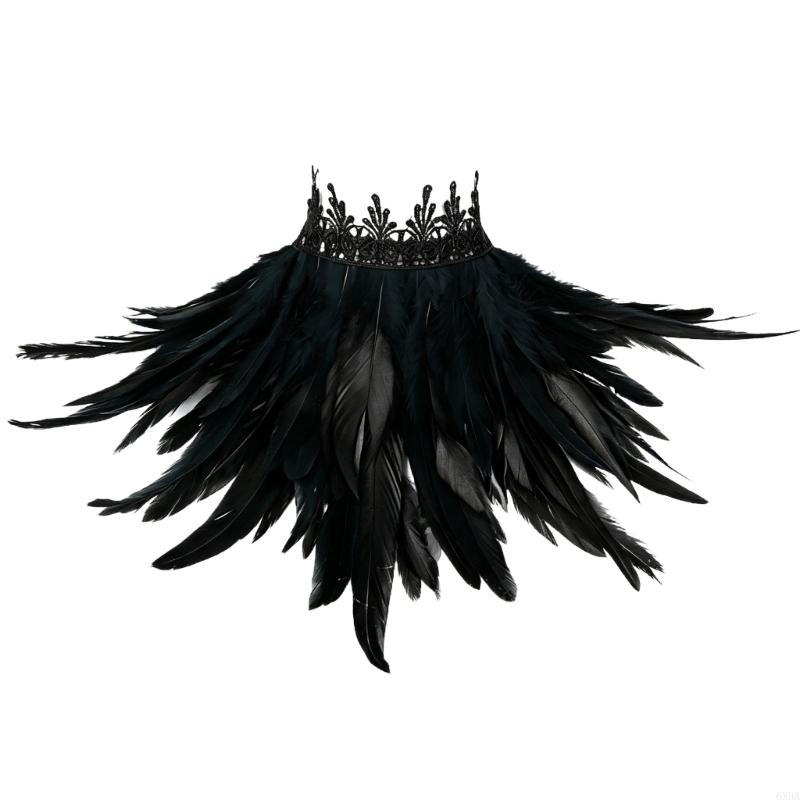 Kołnierz z piór do stylizacji  – Men Accessories Look recenzja i cena