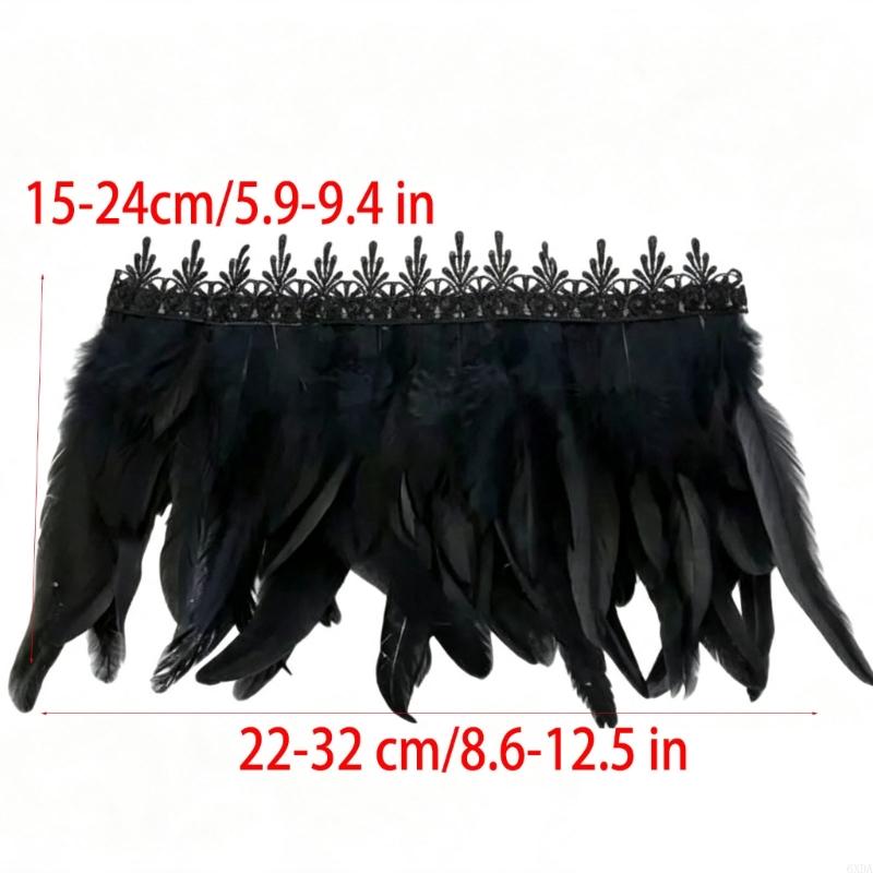 Kołnierz z piór do stylizacji  – Men Accessories Look recenzja i cena