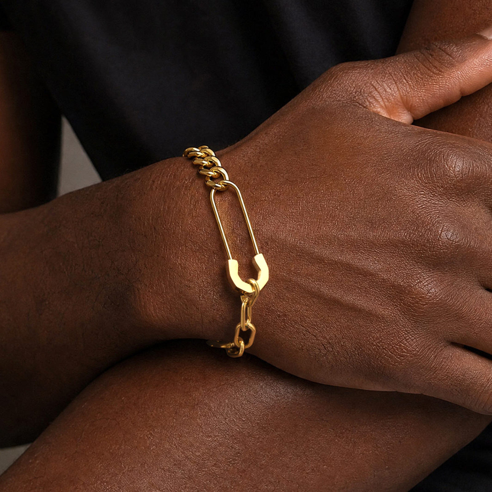 Bransoletka męska Vnox z ogniw – Men Accessories Ring And Bracelet recenzja i cena