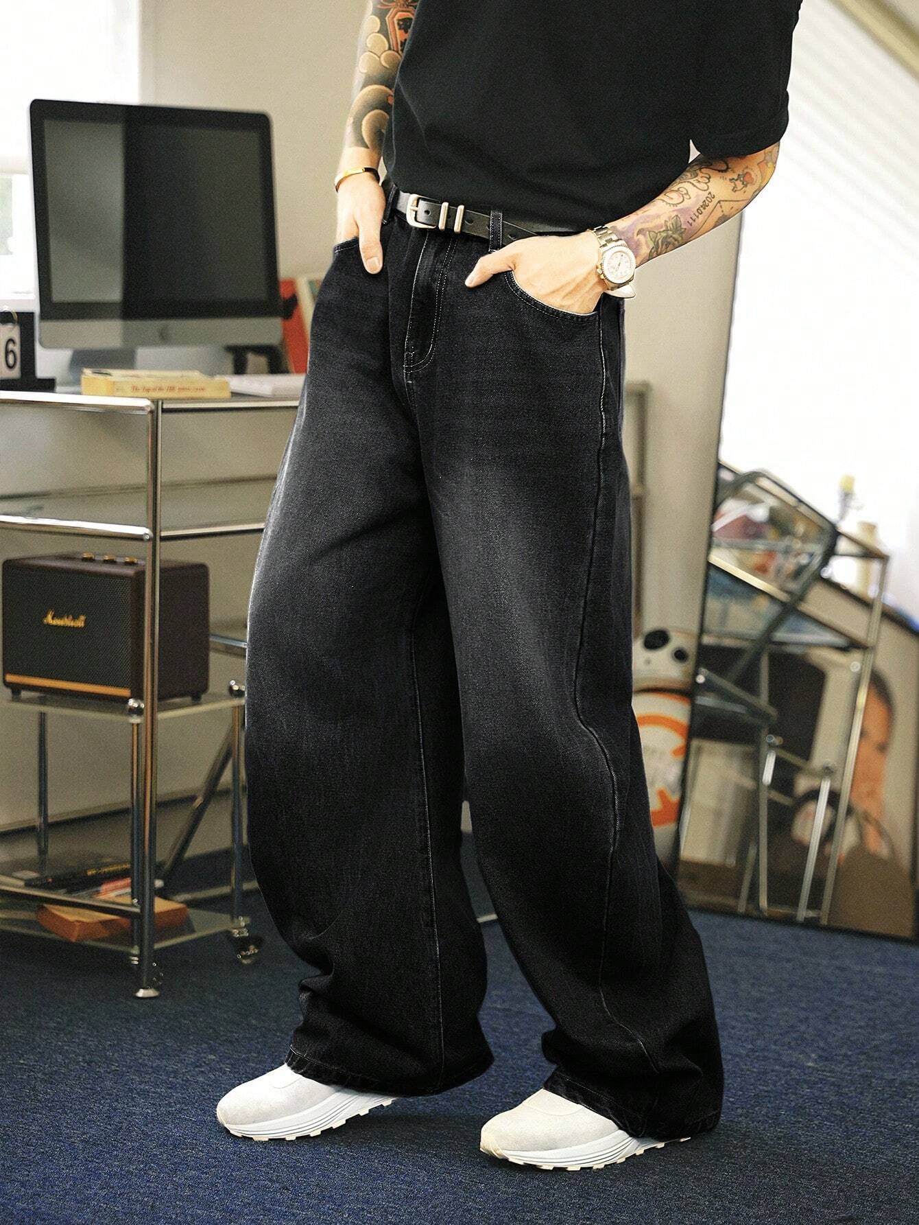 Oryginalne spodnie baggy jeans – Men Accessories Look recenzja i cena