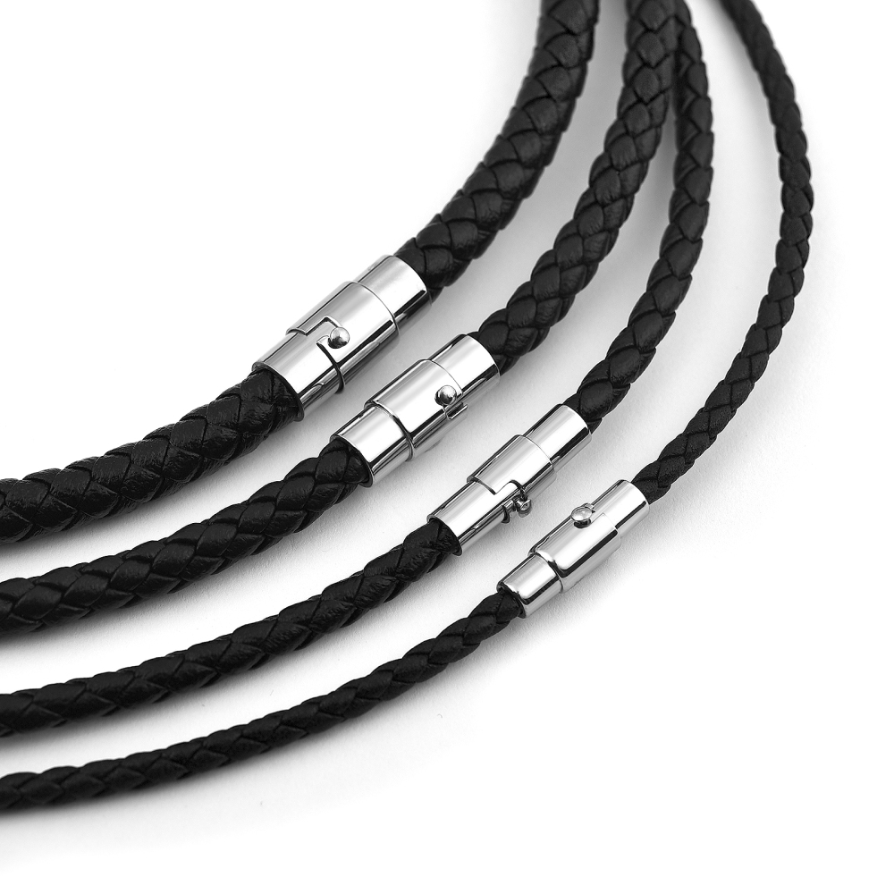 Skórzany naszyjnik 45/50/60 cm – Men'S Accessories Chain recenzja i cena